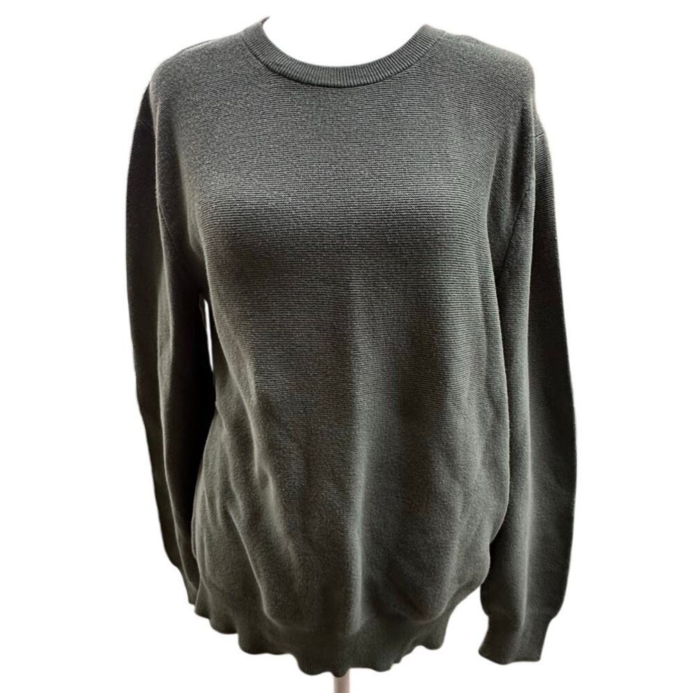 J.CREW x Men Womens Sage Green Men’s 100% cotton crewneck sweater size M